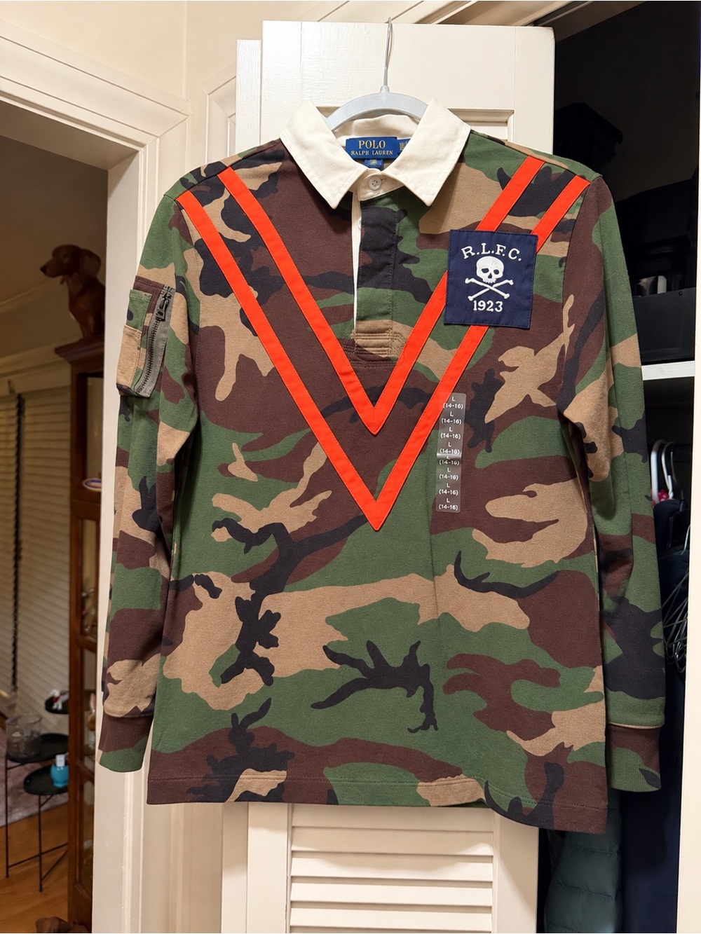 Boy’s Polo Ralph Lauren camo rugby shirt